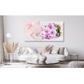 WANDBILD ROMANTISCHES GESCHENKSET - BILDER BLUMEN - BILDER