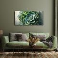 WANDBILD SCHÖNHEIT DER SUKKULENTE - BOTANISCHE BILDER - BILDER