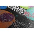 CANVAS PRINT ABSTRACT COMPOSITION - POP ART PICTURES - PICTURES