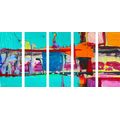 5-PIECE CANVAS PRINT ABSTRACT ARTWORK - ABSTRACT PICTURES - PICTURES