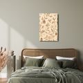 TABLEAU SUR TOILE – BRANCHETTES ROMANTIQUES AUX NICHOIRS - TABLEAUX DE FLEURS - TABLEAUX