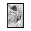 POSTER FREE ANGEL IN BLACK AND WHITE - BLACK AND WHITE - POSTERS