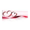 CANVAS PRINT HEARTS WITH A RIBBON - PICTURES LOVE{% if product.category.pathNames[0] != product.category.name %} - PICTURES{% endif %}