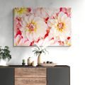 CANVAS PRINT DELICATE DAHLIA FLOWERS - PICTURES FLOWERS - PICTURES