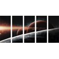 5-DIELNY OBRAZ PLANÉTY V GALAXII - OBRAZY VESMÍRU A HVIEZD{% if product.category.pathNames[0] != product.category.name %} - OBRAZY{% endif %}