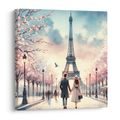 OBRAZ ROMANTIKA V ULICÍCH PAŘÍŽE - OBRAZY LÁSKA - OBRAZY
