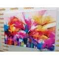 CANVAS PRINT ABSTRACT COLORFUL FLOWERS - ABSTRACT PICTURES{% if product.category.pathNames[0] != product.category.name %} - PICTURES{% endif %}