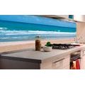 SELF ADHESIVE PHOTO WALLPAPER FOR KITCHEN DESERTED BEACH - WALLPAPERS