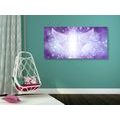 CANVAS PRINT WINGS WITH ABSTRACT ELEMENTS - PICTURES OF ANGELS - PICTURES