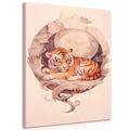 CANVAS PRINT DREAMY TIGER - DREAMY LITTLE ANIMALS - PICTURES