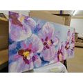 IMPRESSION SUR TOILE FLEURS VIOLETTES ROMANTIQUES - IMPRESSIONS SUR TOILE FLEURS - IMPRESSION SUR TOILE