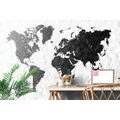 SELF ADHESIVE WALLPAPER MAP ON AN INTERESTING BACKGROUND - SELF-ADHESIVE WALLPAPERS - WALLPAPERS