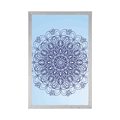 AFFICHE MANDALA FLORAL ABSTRAIT - FENG SHUI - AFFICHES