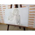 CANVAS PRINT CUTE STATUE OF AN ANGEL - PICTURES OF ANGELS - PICTURES