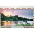 CANVAS PRINT SUNRISE BY THE RIVER - PICTURES OF NATURE AND LANDSCAPE{% if product.category.pathNames[0] != product.category.name %} - PICTURES{% endif %}