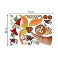 DECORATIVE WALL STICKERS JUNGLE ANIMALS - FOR CHILDREN - STICKERS