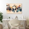 WANDBILD MUSIKALISCHE ENERGIE UND KREATIVITÄT - MUSIKBILDER - BILDER