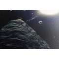 CANVAS PRINT METEORITES - PICTURES OF SPACE AND STARS - PICTURES