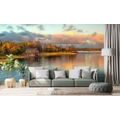 SELF ADHESIVE WALL MURAL SUNSET OVER THE LAKE - SELF-ADHESIVE WALLPAPERS - WALLPAPERS