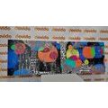 CANVAS PRINT ABSTRACT COMPOSITION - POP ART PICTURES - PICTURES