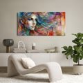 OBRAZ ŽENA S DUHOVÝMI VLASY - OBRAZY ŽENY - OBRAZY