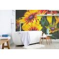 SELF ADHESIVE WALL MURAL TWO-COLOR FLOWERS - SELF-ADHESIVE WALLPAPERS - WALLPAPERS