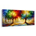 OBRAZ MYSTICKÉ STROMY ŽIVOTA V BARVÁCH - OBRAZY STROMY ŽIVOTA - OBRAZY