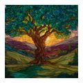 OBRAZ MAGICKÝ STROM ŽIVOTA V PŘÍRODĚ - OBRAZY STROMY ŽIVOTA - OBRAZY