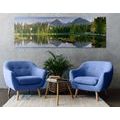 CANVAS PRINT BEAUTIFUL PANORAMA OF THE MOUNTAINS BY THE LAKE - PICTURES OF NATURE AND LANDSCAPE{% if product.category.pathNames[0] != product.category.name %} - PICTURES{% endif %}