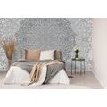 SELF ADHESIVE WALLPAPER GRAY CIRCULAR ORNAMENT - SELF-ADHESIVE WALLPAPERS - WALLPAPERS