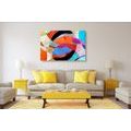 CANVAS PRINT COLORED ABSTRACTION - ABSTRACT PICTURES - PICTURES