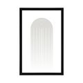 PLAGÁT MINIMALISTICKÁ DÚHA MID-CENTURY - MOTÍVY Z NAŠEJ DIELNE - PLAGÁTY