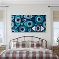 TABLEAU SUR TOILE – CERCLES HYPNOTIQUES ET YEUX - TABLEAUX PAR THÈME - TABLEAUX
