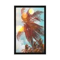 POSTER RAYS OF THE SUN BETWEEN PALM TREES - NATURE - POSTERS