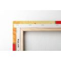 WANDBILD ORANGE BLUMENABSTRAKTION - ABSTRAKTE BILDER - BILDER