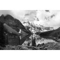 SELF ADHESIVE WALL MURAL BEAUTIFUL BLACK AND WHITE MOUNTAIN LANDSCAPE - SELF-ADHESIVE WALLPAPERS - WALLPAPERS