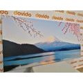 WANDBILD BLICK VOM SEE AUF FUJI - BILDER VON NATUR UND LANDSCHAFT - BILDER