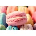 CANVAS PRINT COLORFUL MACARONS - PICTURES OF FOOD AND DRINKS - PICTURES