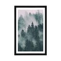 POSTER MIT PASSEPARTOUT BERGE IM NEBEL - NATUR{% if product.category.pathNames[0] != product.category.name %} - GERAHMTE POSTER{% endif %}