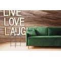 SAMOLEPIACA TAPETA SO SLOVAMI - LIVE LOVE LAUGH - SAMOLEPIACE TAPETY - TAPETY