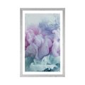 POSTER WITH MOUNT ABSTRACTION OF COLORS - ABSTRACT AND PATTERNED - POSTERS