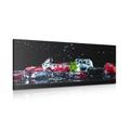 CANVAS PRINT FRUIT ICE CUBES - PICTURES OF FOOD AND DRINKS - PICTURES