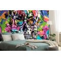 SELF ADHESIVE WALLPAPER COLORFUL ARTISTIC SKULL - SELF-ADHESIVE WALLPAPERS - WALLPAPERS