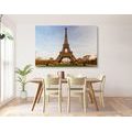 CANVAS PRINT THE FAMOUS EIFFEL TOWER - PICTURES OF CITIES - PICTURES