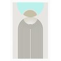 POSTER CURCUBEUL VIITORULUI MID-CENTURY - MOTIVE DIN ATELIERUL NOSTRU - POSTERE