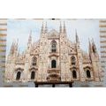 CANVAS PRINT CATHEDRAL IN MILAN - PICTURES OF CITIES - PICTURES