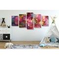 5-PIECE CANVAS PRINT SPARKLING ABSTRACTION - ABSTRACT PICTURES - PICTURES