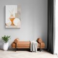 CANVAS PRINT MODERN STILL LIFE WITH A VASE - PICTURES OF VASES - PICTURES