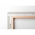 WANDBILD KLEINES FARNBLATT MIT HAUCH VON MINIMALISMUS - BILDER BÄUME UND LAUB - BILDER