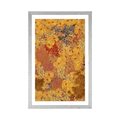 POSTER WITH MOUNT ABSTRACTION IN THE STYLE OF G. KLIMT - ABSTRACT AND PATTERNED - POSTERS